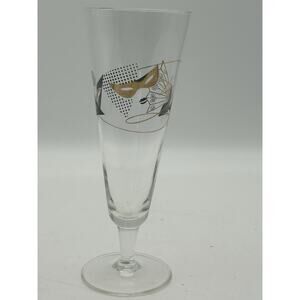 Ritzenhoff Goldnacht Champagne Flute. 1950 Germany.
